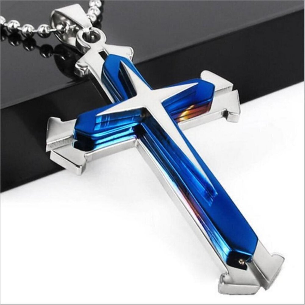 ❤️Jesus Domineering Spot cross Necklace, N90201P130